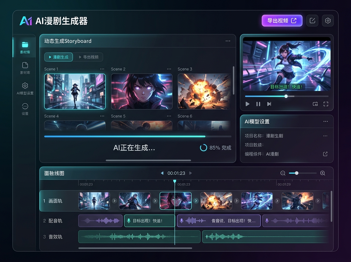 AI Comic Showcase